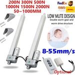 DC 12V Linear Actuator Heavy Duty Stroke 50MM 1000MM 2000N Lift Fast upto 55mm/s