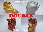 Baby 3D Casting Kit "NEWBORN - DOUBLE" | Hand print Foot print | 2x of Alginate