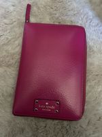 Kate Spade Wellesley Leather Zip Around Personal Ring Planner Organizer Black
