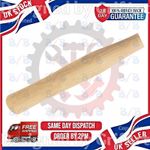 WOODEN CLUB LUMP HAMMER HANDLE 10" SPARE REPLACEMENT SOLID REAL WOOD SHAFT