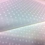 White Polka Dots On White Acid Free Tissue Paper 18gsm 500 x 750mm