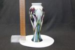 MOORCROFT Collectors Club " Purple Iris " Vase. ( Signed No. 641)