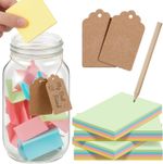 Memory Jar, Reasons Why I Love You Jar for Note, Happy Memory Glass, 365 Days of