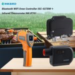 INKBIRD Wifi Bluetooth Oven Controller ISC-027BW Probe + Infrared Thermometer CF