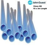 John Guest  Pipe  10 x 3m Length Rigid Nylon Pipe - OD 15mm