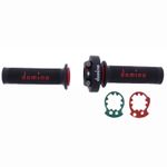 Domino Throttle Grip XM2 Black with Grip Rubbers for Honda CBR600 RR 2007 - 2016