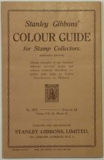 Stanley Gibbons' Colour Guide Improved Edition Set of 100 Stamps 1938 Chart