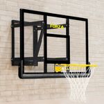 FORZA Wall Mounted Basketball Hoop & Backboard | ADJUSTABLE HEIGHT | Kids/Adults