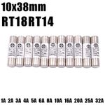 1-32A Amp Domestic Cartridge Plug Household Mains Fuses Mixed 10x38mm Electrical