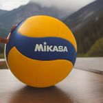 Mikasa V200W 2019 Official FIVB Indoor outdoor Volleyball size 5 - Blue/Yellow