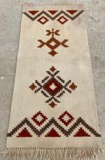 Vintage Traditional Handmade Beautiful Turkish Kilim Floor Rug Carpet 140x67 cm
