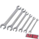 Neilsen Flare Nut Wrench Open-Ended Brake Pipe Spanner Set 6pc 6mm ? 24mm