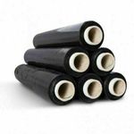 6 x Black Pallet Shrink Wrap 400mm x 150m Stretch Heavy Duty Strong Parcel Wrap