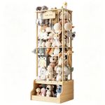 Large Wooden Stuffed Animal Storage Zoo Plush Toy Organiser Kids 40+ Toys