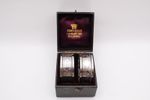 Antique Boxed Sterling Silver Pair of Napkin Rings Hallmarked Birmingham 1900