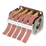 Stainless Steel Sandpaper Roll Holder Retractable for Metalworkers, Woodworkers