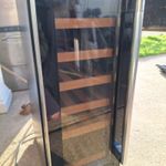 Hoover HWCB30UK/N Freestanding Wine Cooler, 20 Bottle Capacity, Black