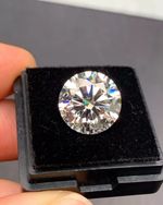 10 Carat Lab-Grown Simulant CZ Diamond FL/D Clarity Round Cut Loose Gemstone4PCS