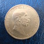 Austria 1908 1 Corona (1 Krone) Franz Joseph I Silver Coin Uncertified
