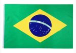 Very Large Brazil Brazilian Flag 5ft x 3ft 150cm x 90cm Football World Cup New