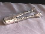 Antique Bird Claw Sugar Tongs Holmes & Edwards Connecticut USA founded 1882