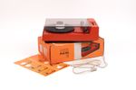 PHILIPS Turntable Record Player D5120 France 1984 Fully Working Boxed Orange Red
