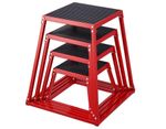 1PCS/3PCS Plyometric Plyo Jump Box Metal 12" 18" 24" 30'' Step Fitness Training