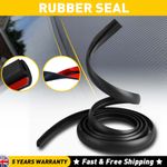 10ft Car Front Rear Windshield Rubber Seal Strip H-Shape Weatherstrip Soundproof