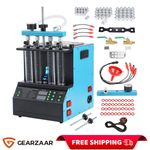 Fuel Injector Cleaner Tester 28KHZ GEARZAAR Brand New 4-Cylinder Ultrasonic