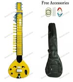 Indian Musical String Electric Travel Sitar Tun Wood Best Quality Hand Painted