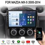 64G RADIO STEREO FOR MAZDA MX-5 2005-2014 CARPLAY ANDROID14 BT HEAD UNIT SAT NAV