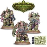 Warhammer 40k Chaos Space Marine Death Guard Plague Marines 3x Easy To Build OOP