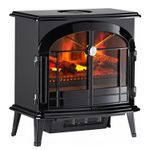 Dimplex Burgate Freestanding OptiMyst Electric Stove 2kW Heat Output Black BRG20