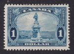 CANADA 1935 Champlain Monument $1 Bright Blue SG 351 MH/* (CV £45)