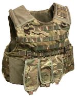 Body Armour Vest Only Osprey MKIV 180/116 MOLLE MTP Soft Fillers & Mag Pouches