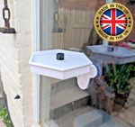 Window mounted garden bird bath / drinker / feeder for small birds