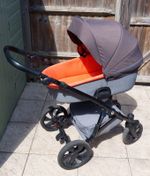 tuttis zippy stroller 3 in 1, good condition, newborn, foldable