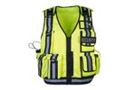 GSW High-Visibility Security Vest, Reflective Strips Durable, 2 tone Lightweight