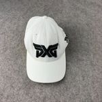 PXG Flexfit Golf Cap Hat White Black Logo Adjustable Small Medium
