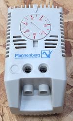 Pfannenberg FLZ520 240V 0-60 Degrees Centigrade Thermostat DIN Rail mounting