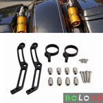 For 2014-2024 Harley Street Glide Road Glide Road King Shocks Reservoir Mounts