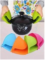 2pcs Mini Oven Gloves Silicone Heat Resistant Cooking Gloves Cooking And Baking