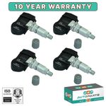 433MHz PRE PROGRAMMED TPMS SENSORS PACK OF 4 FOR NISSAN MICRA PATHFINDER PRIMERA