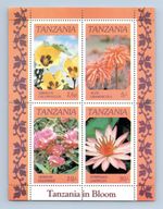 Tanzania 1986 SG#MS478 Flowers In Bloom MNH M/S Sheet #M929