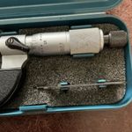 Vintage Moore & Wright 961 0-1" External Micrometer With Spanner & Original Case