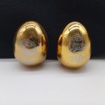 Pair Of Rare Limited Edition Tiger Beer 24K Gold-Plated Celestial Eggs