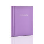 Purple Large Self Adhesive Photo Albums 20 Sheets 40 Sides For Gift -  SM40PE