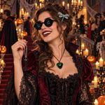 4X Pcs Button Glasses Coraline Costume Party Accessories Set Halloween Costume