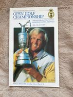 1987 Muirfield  Open Golf Championship Official Programme .
