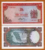 Rhodesia, 2 dollars, 24-5-1979, P-39 Gem UNC REPLACEMENT